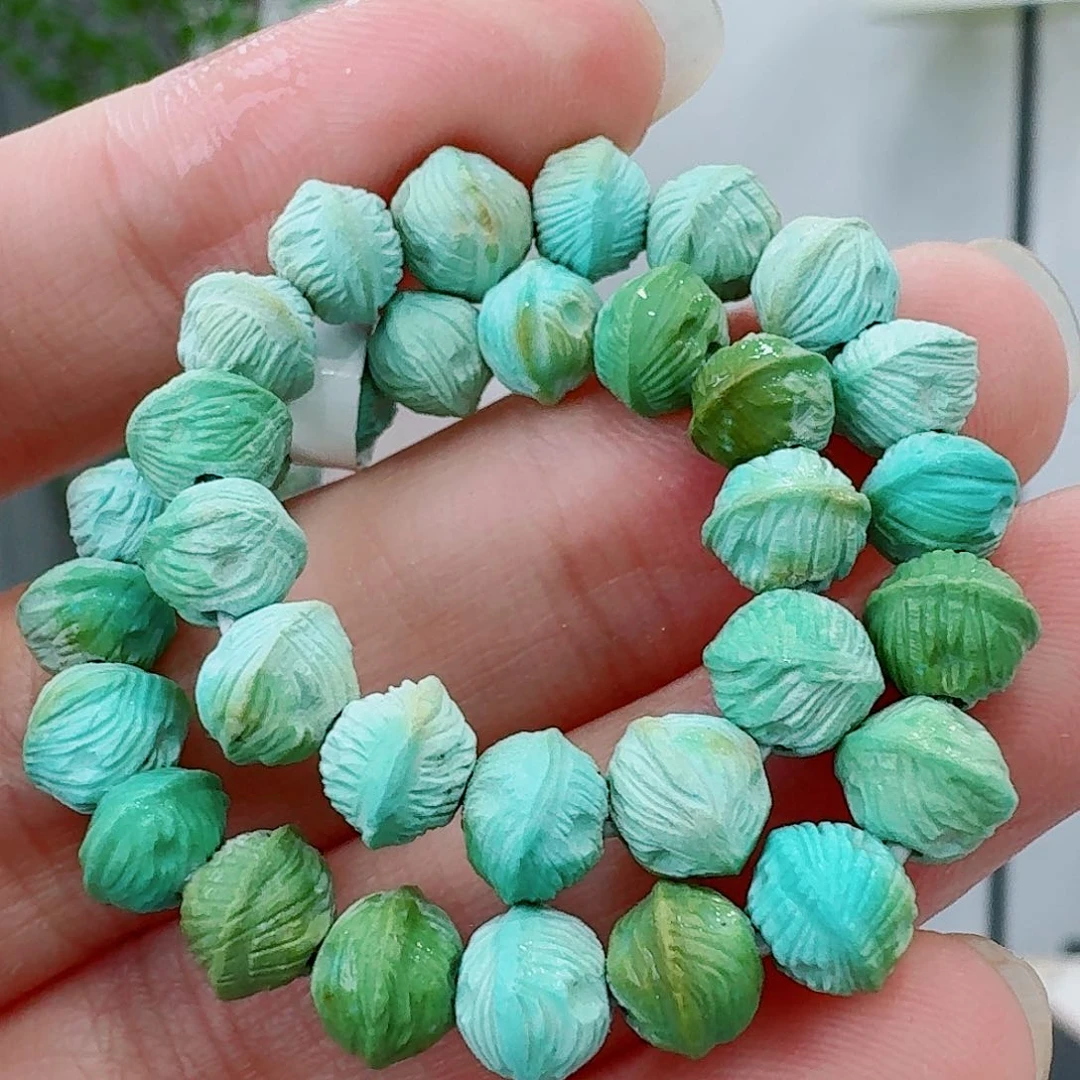 未镶嵌绿松石珠宝奇石
