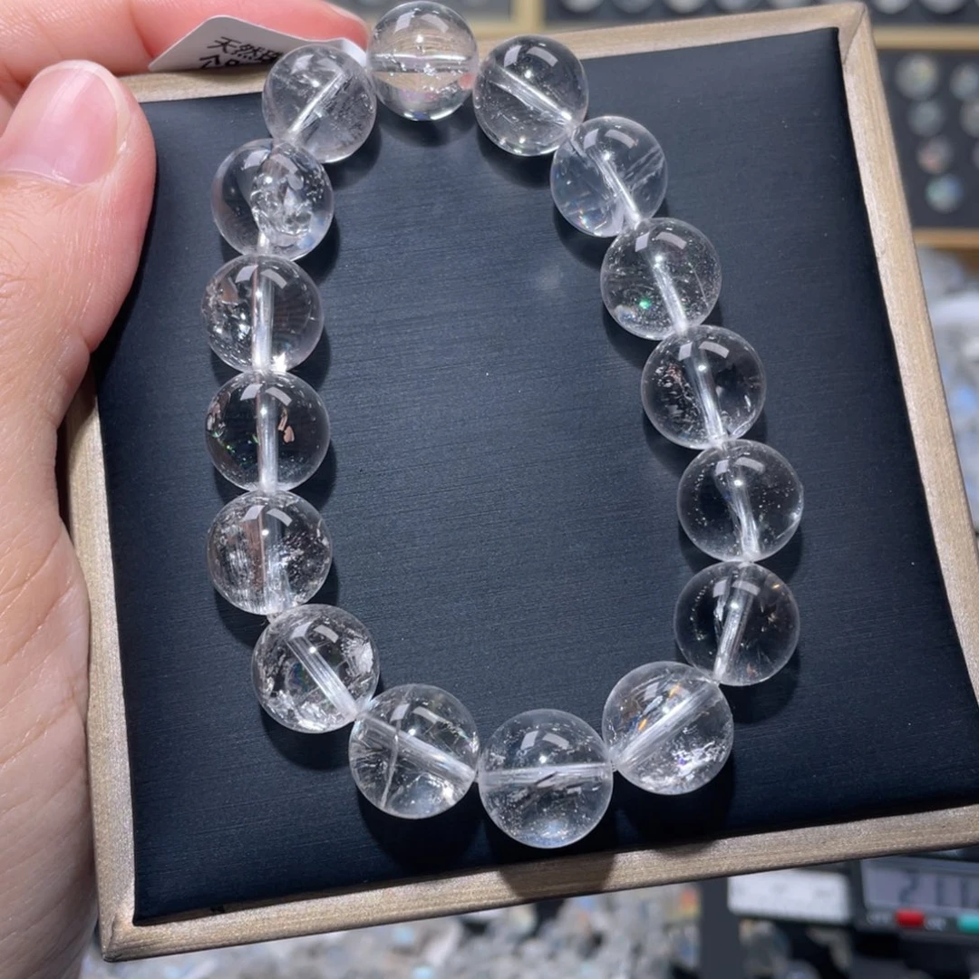 水晶手链未镶嵌利姆利亚水晶手链12.2mm