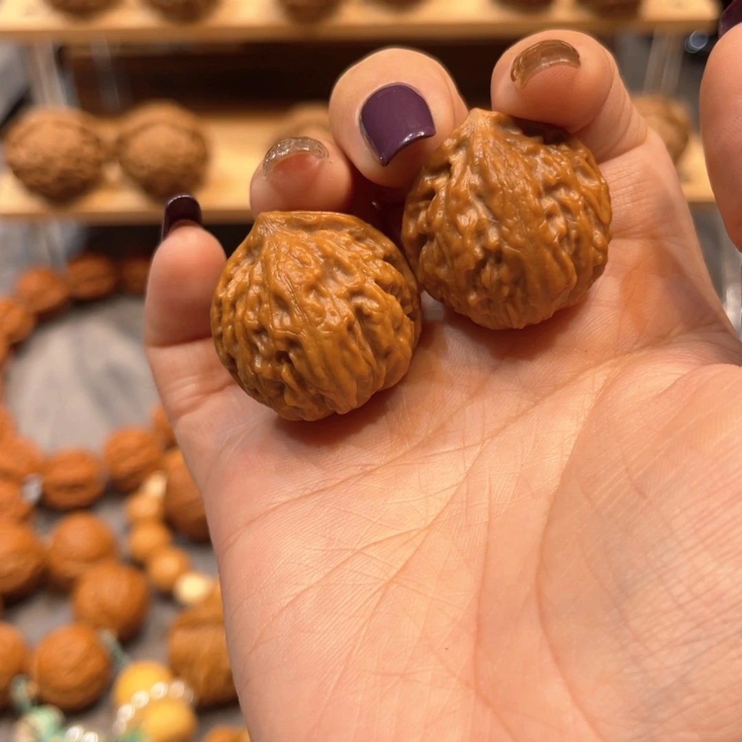 文玩核桃把件雪球手捻