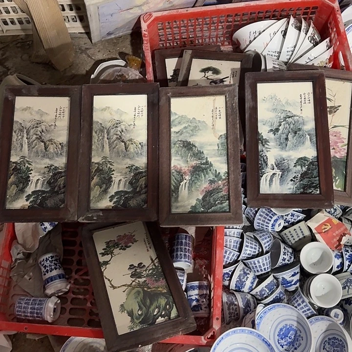 陶景德镇陶瓷瓷厂四块