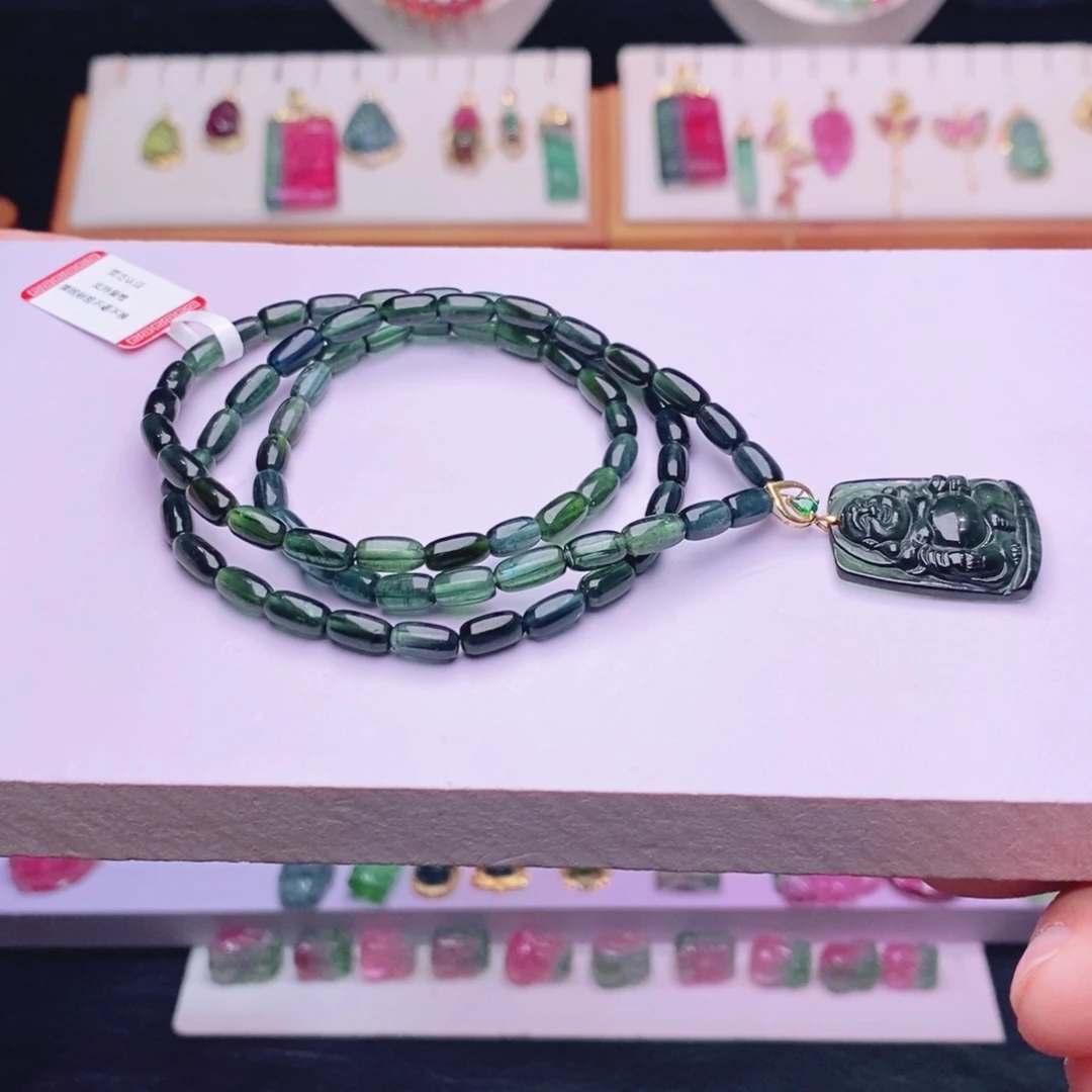 佛公套链m碧玺未镶嵌