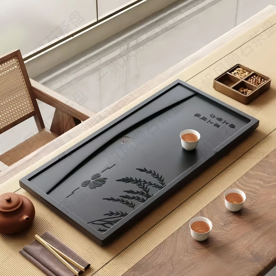 [垂柳]茶盘家用简约办公室茶桌椅阳台禅意新中式客厅泡茶桌书房