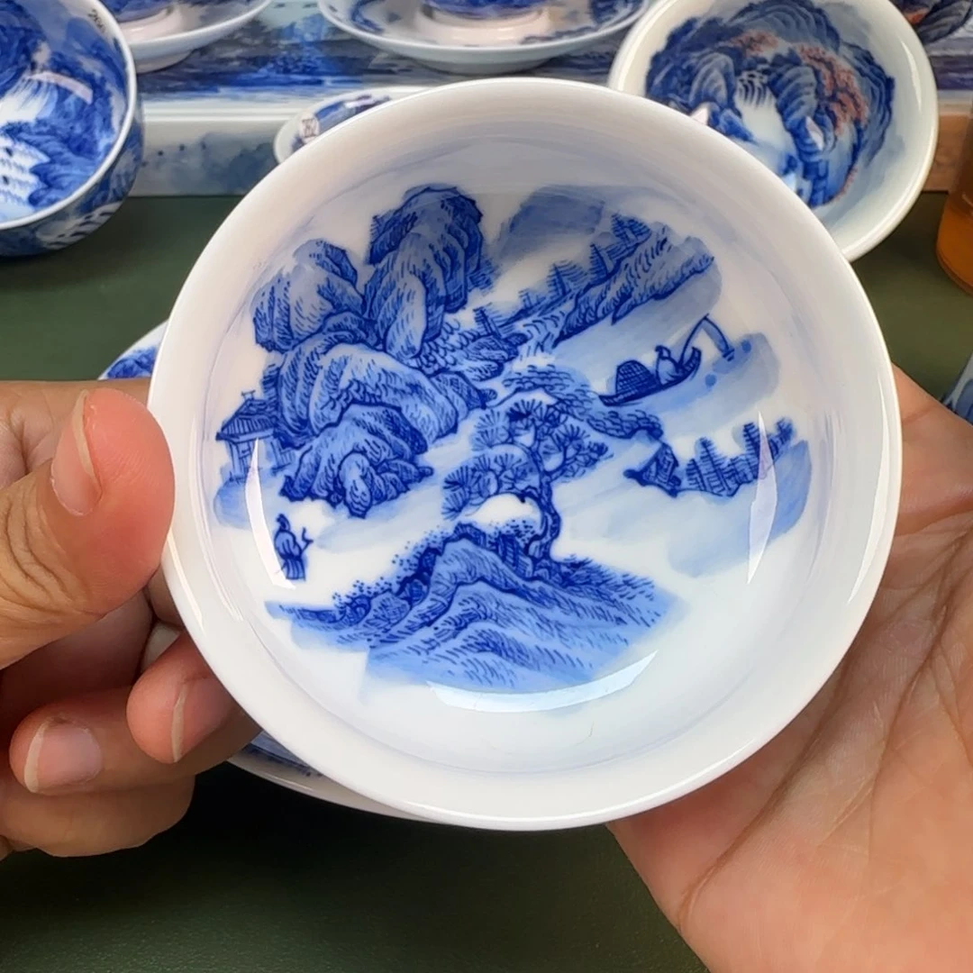 景德镇纯手绘茶具圆圆293