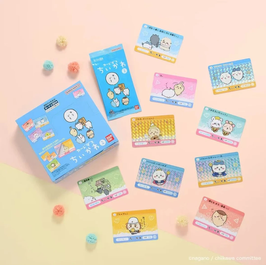 chiikawa吉伊卡哇撕拉对战卡二弹  盲盒代拆