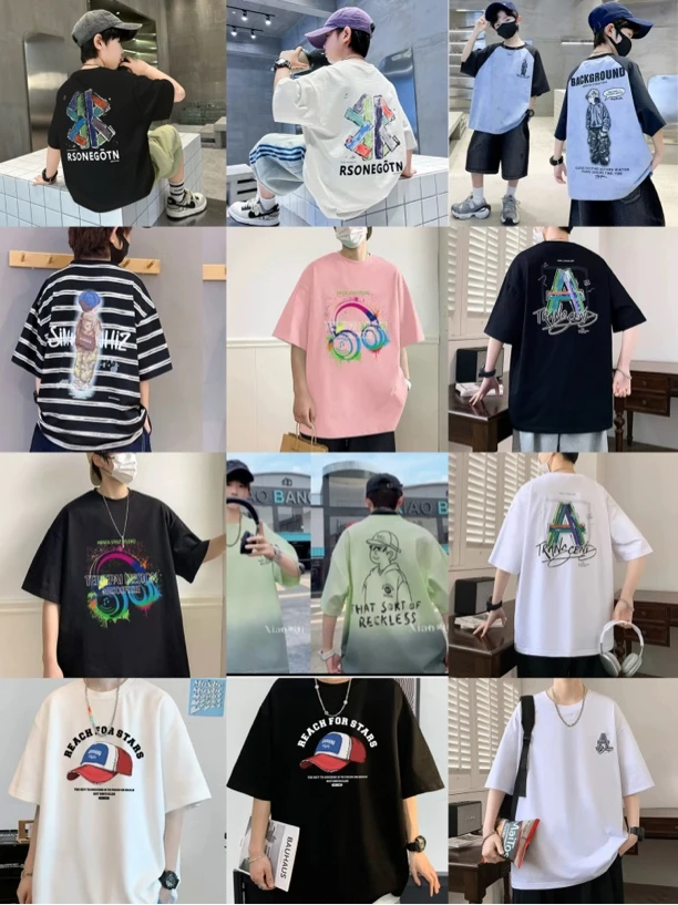 木子家2025夏季青少年潮牌)T