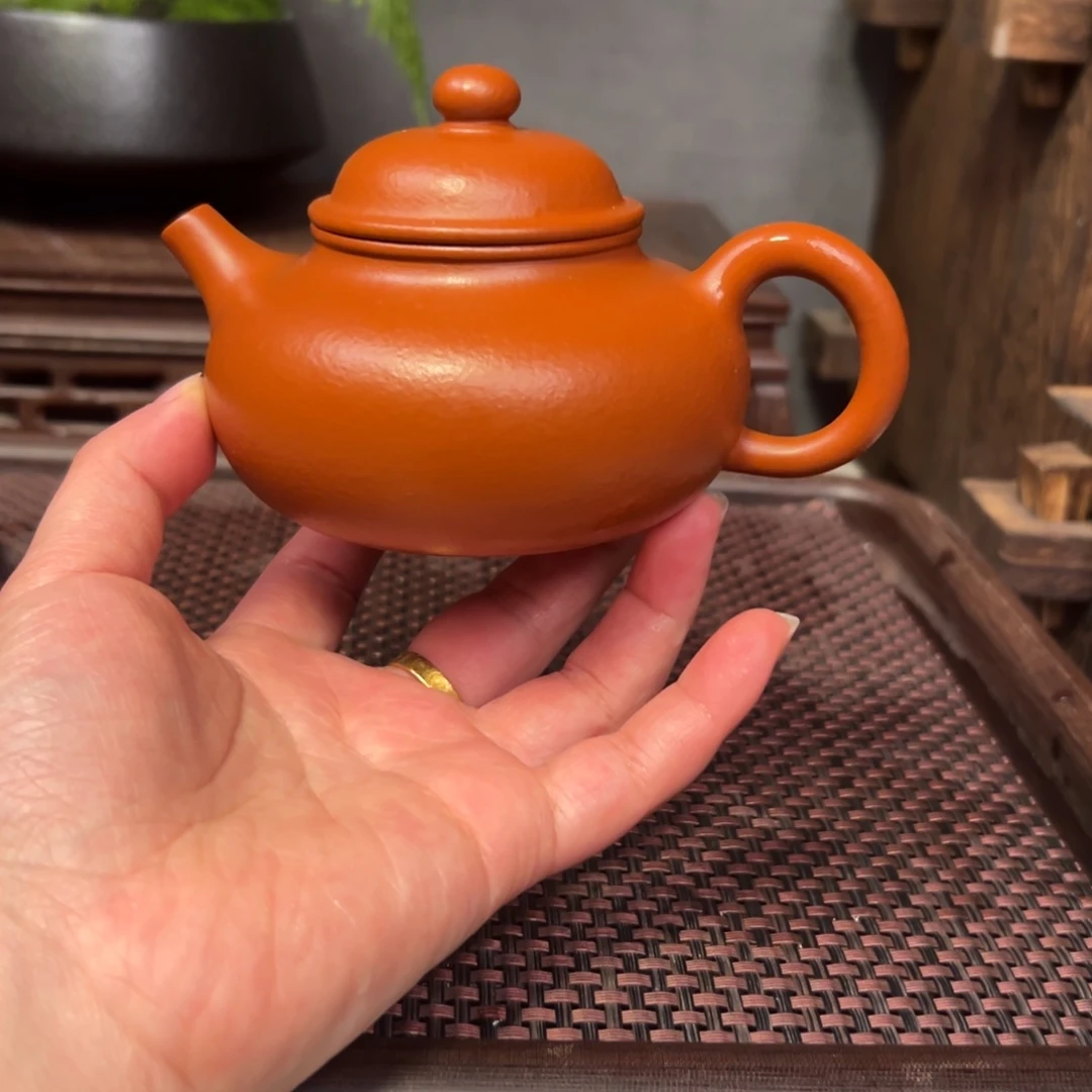 紫砂茶壶紫*全手容天