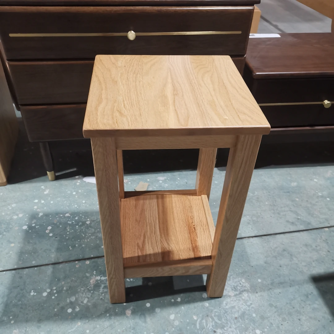 清仓尾货  小花架红橡木北欧日式简约原木风