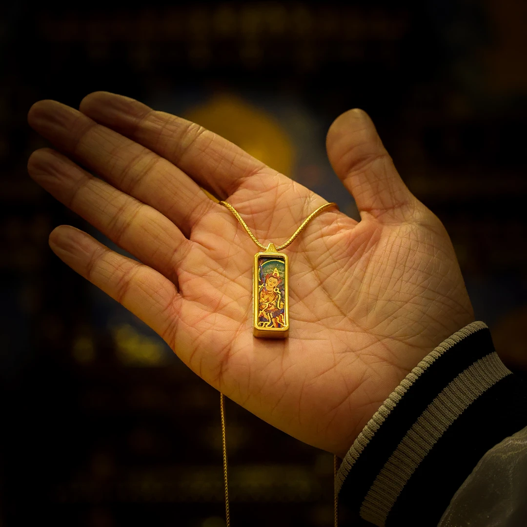 【耀】五台山·金光文殊妙相图·新款唐卡