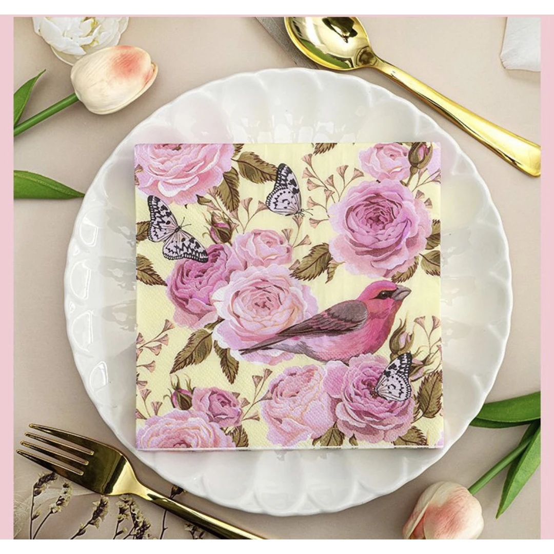 印花餐巾（九包装）单包20张33cm*33cm