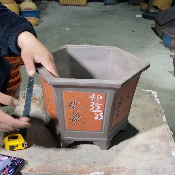 紫砂花盆紫砂紫砂