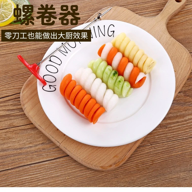 创意黄瓜旋转刀果蔬麻花刀削皮刀摆盘小工具