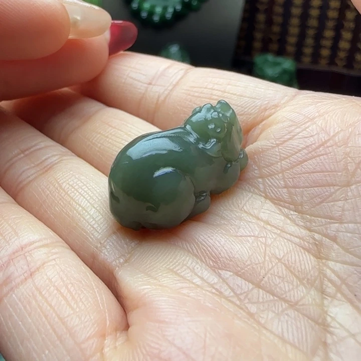 和田玉（碧玉）吊坠未镶嵌