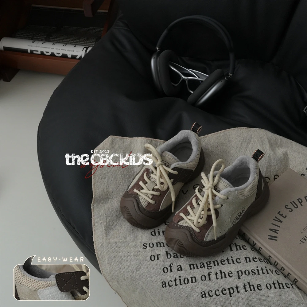 XSHX『缪系山营』儿童高帮登山鞋春秋冬男女童魔术贴户外【温州鞋】