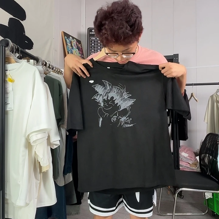 短袖男女短袖百搭宽松170-190