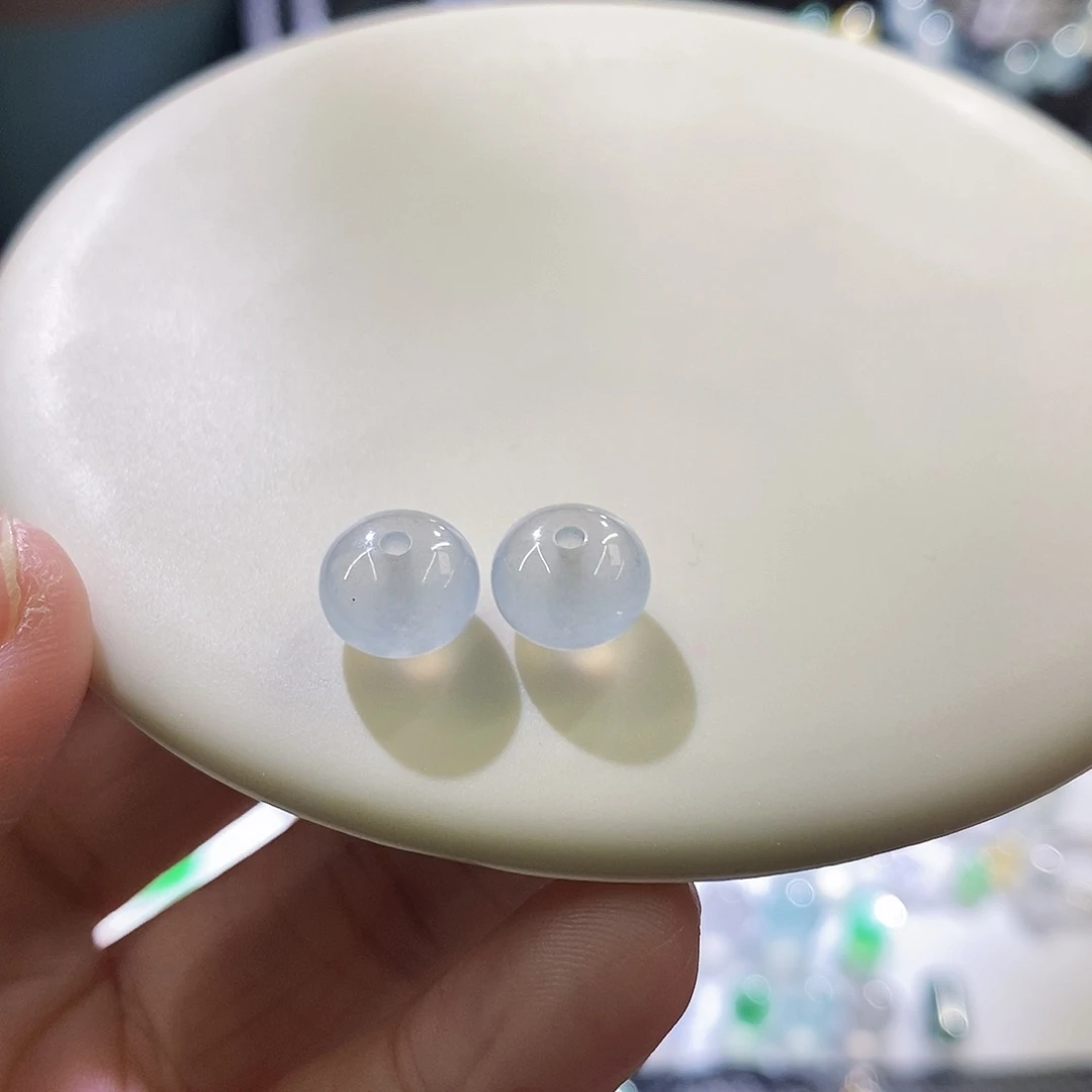 翡翠未镶嵌挂件鼓珠