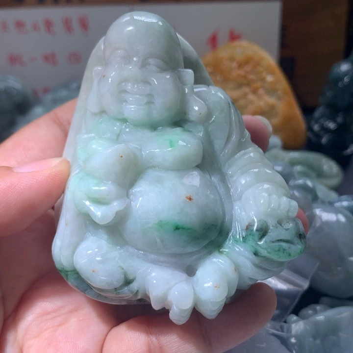 翡翠未镶嵌颈饰保真天然A货翡翠