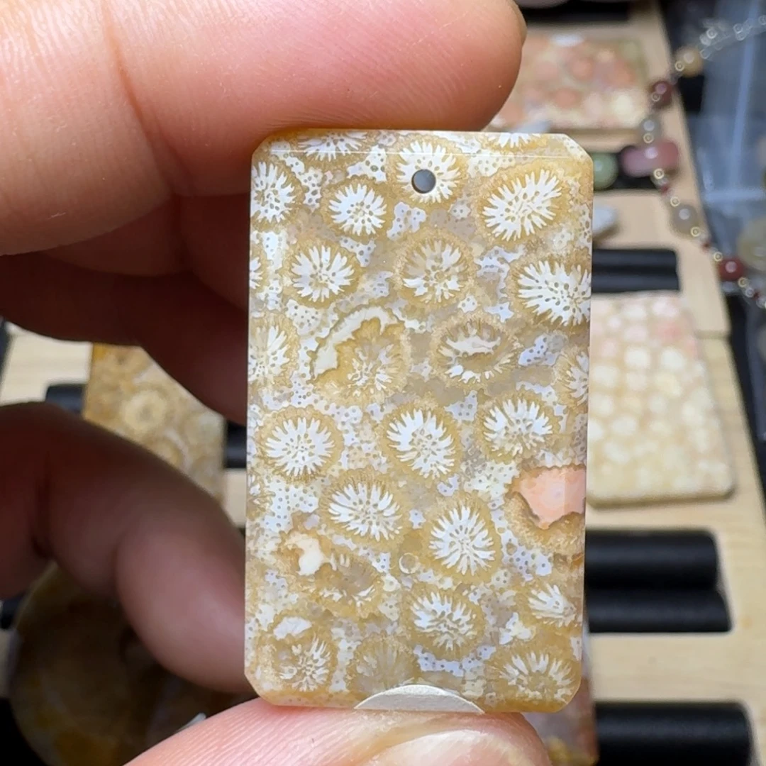 未镶嵌纯天然色有机玉石保真色硅化玉
