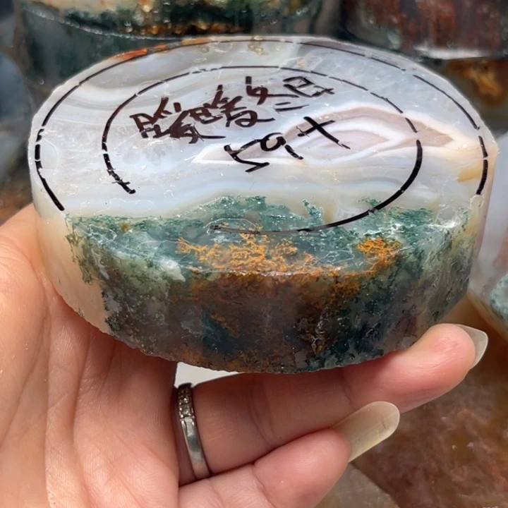 暖***日定制玛瑙定制水草玛瑙手镯