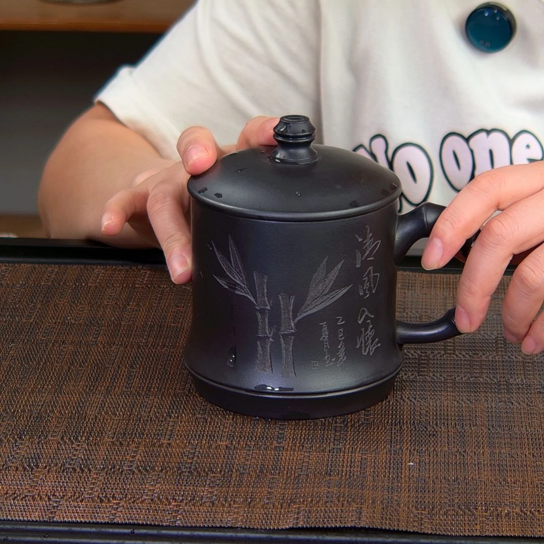 茶杯紫砂高货放漏
