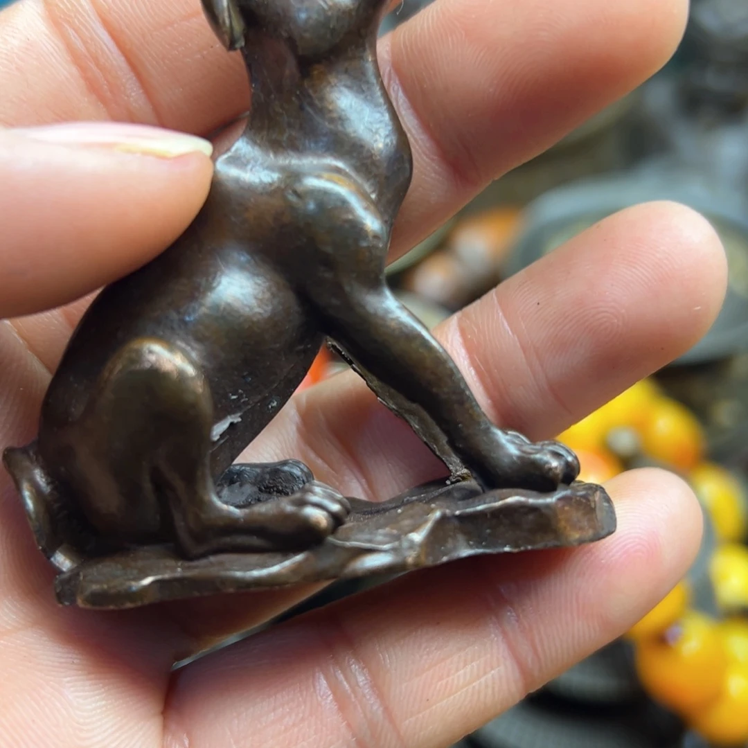 铜摆件欢迎欢迎你