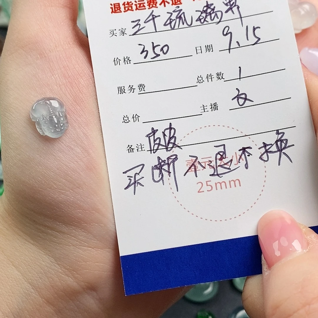 三***界颈饰未镶嵌翡翠貔貅