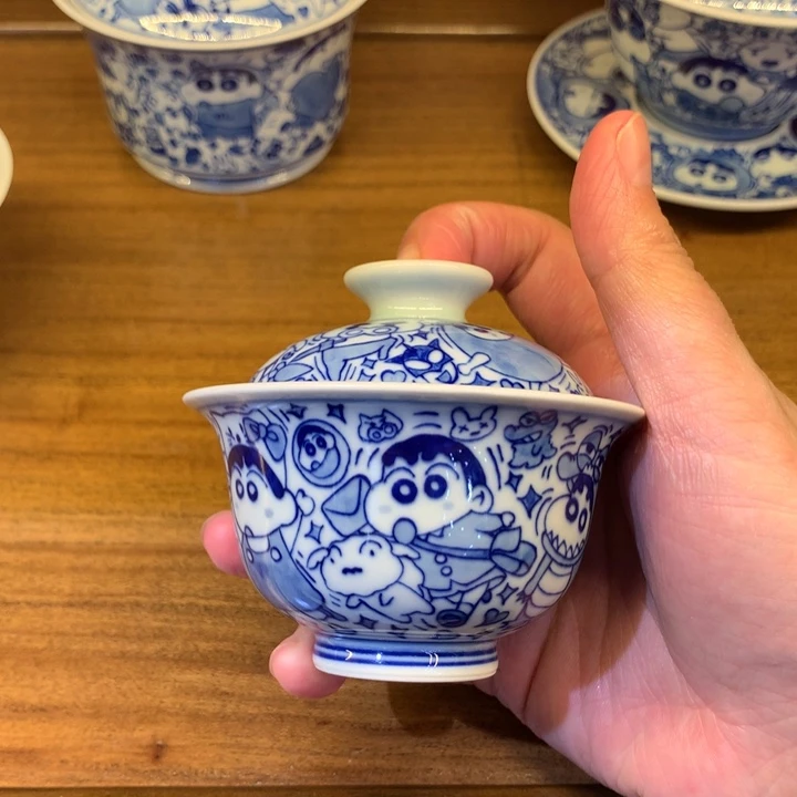 蜡笔小新两才小盖碗102号