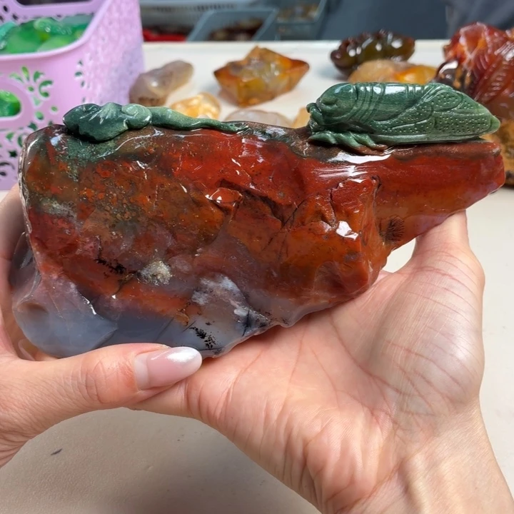 未镶嵌吊坠(不含链)玛瑙/玉髓
