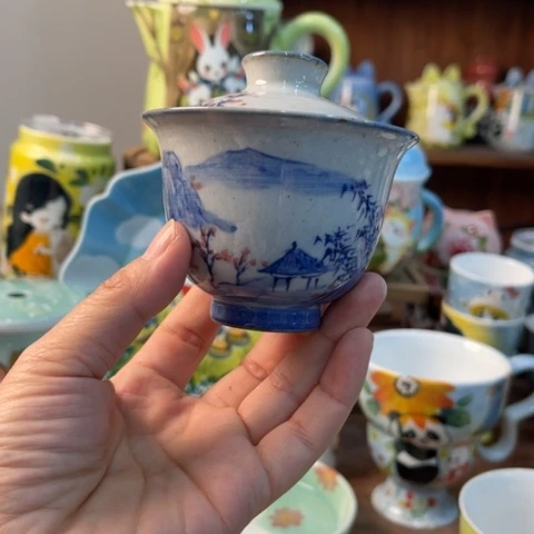 炉景德镇釉下手绘陶瓷