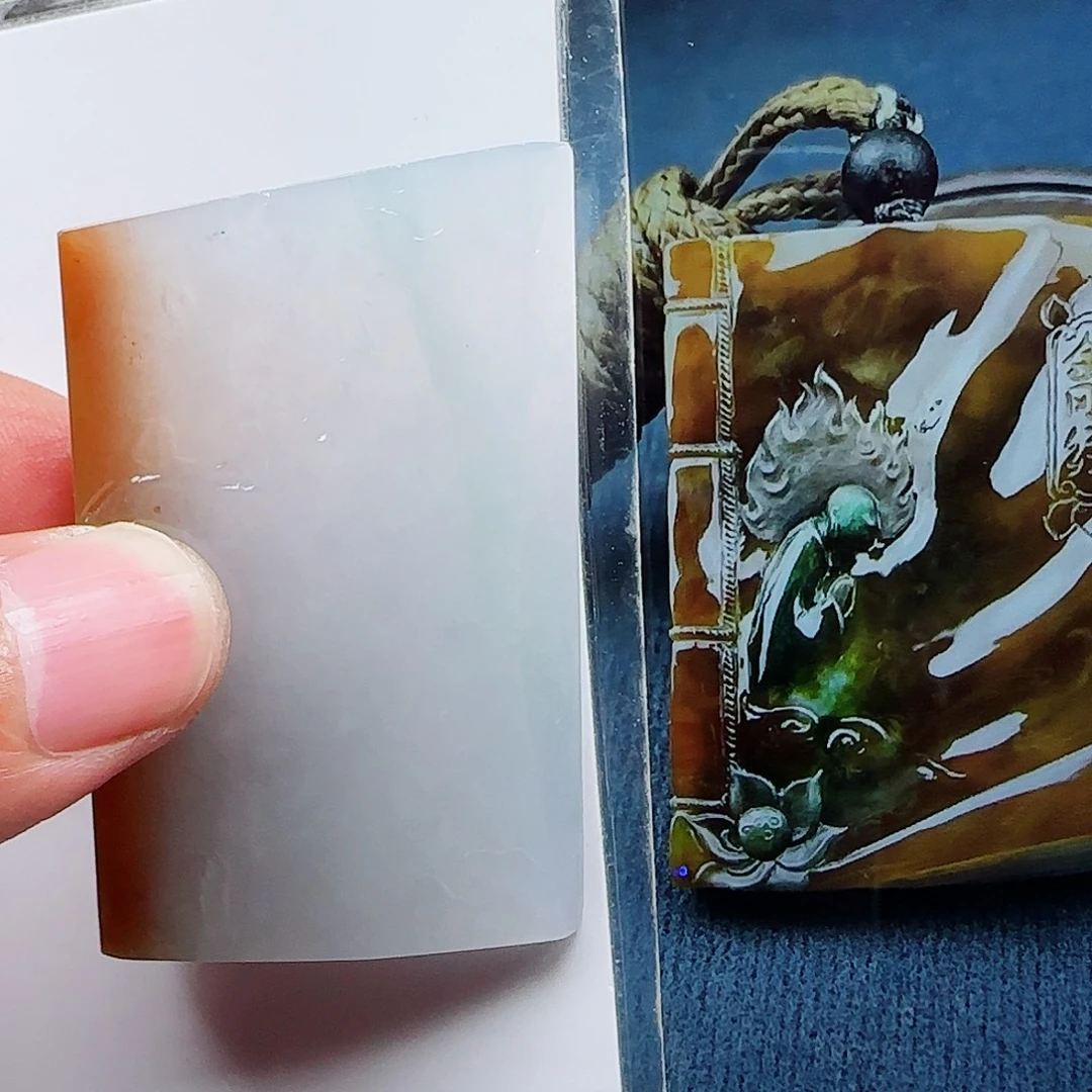 定制翡翠未镶嵌缅甸天然A货翡翠含老师工艺