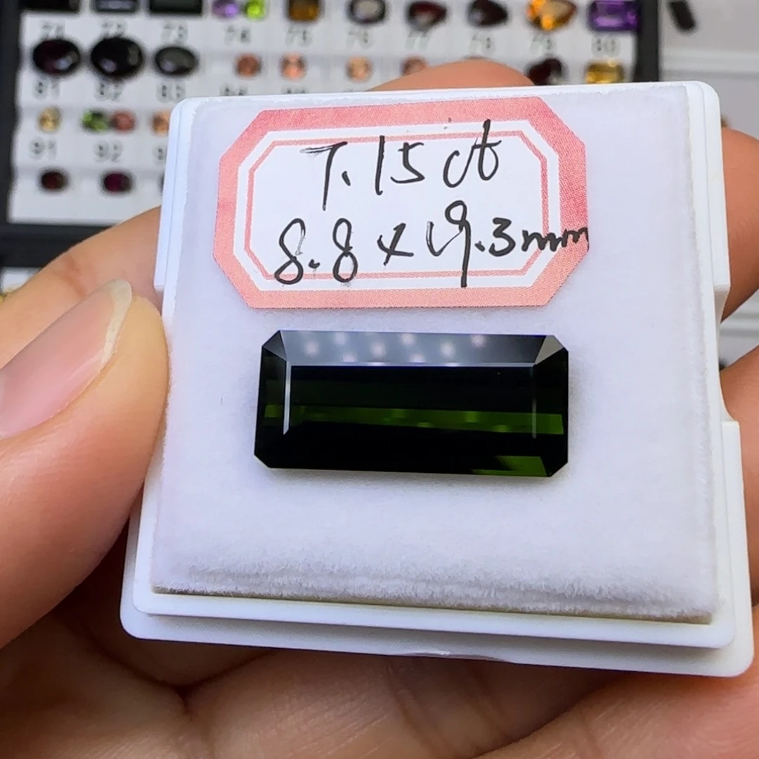 珠宝半成品未镶嵌碧玺天然