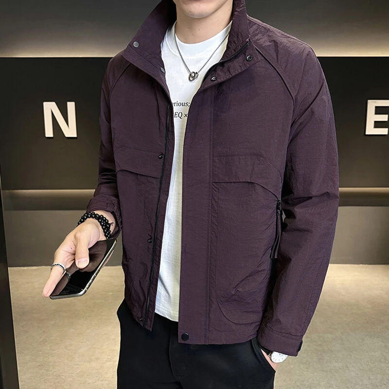 TUCANO啄木鳥/春装男士时尚短款抗皱立领夹克外套潮牌百搭衣服