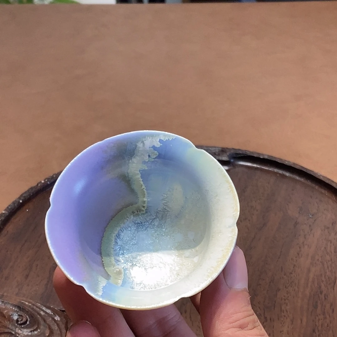非常漂亮一款手工窑变杯