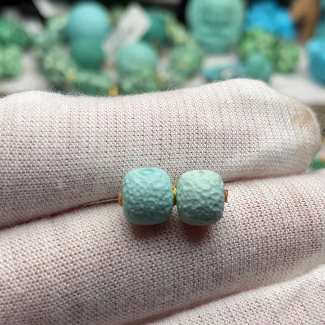 绿松石未镶嵌珠宝奇石8,1mm