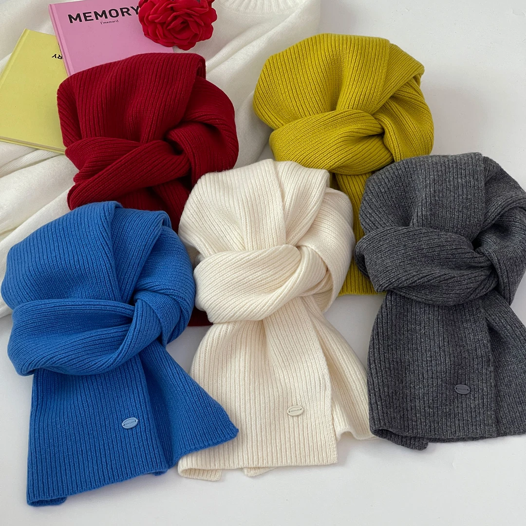 高品质纯羊毛100%围巾2025新款百搭男女生送礼冬季保暖针织围脖