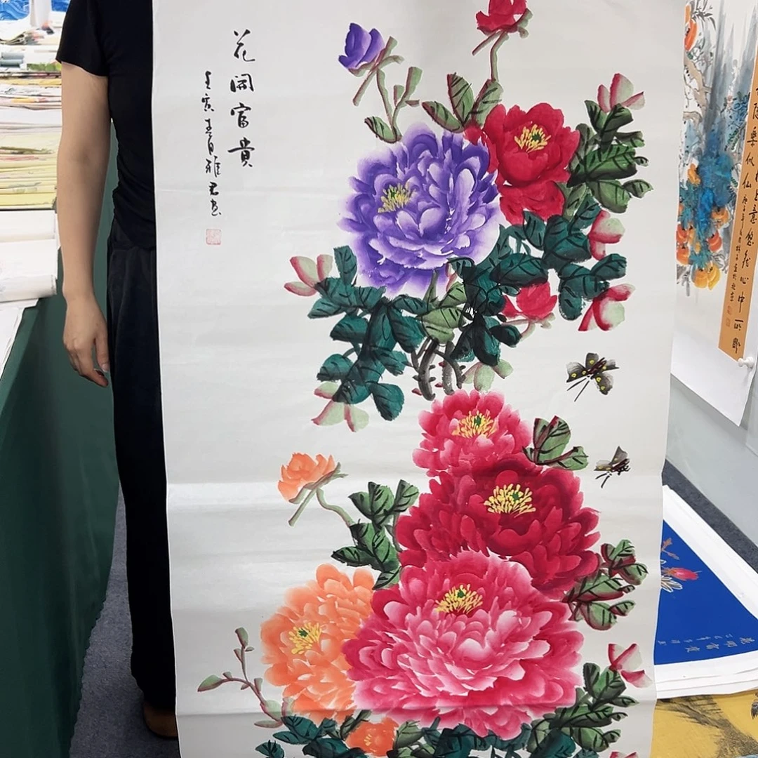 国画宣纸纯手绘国画作品