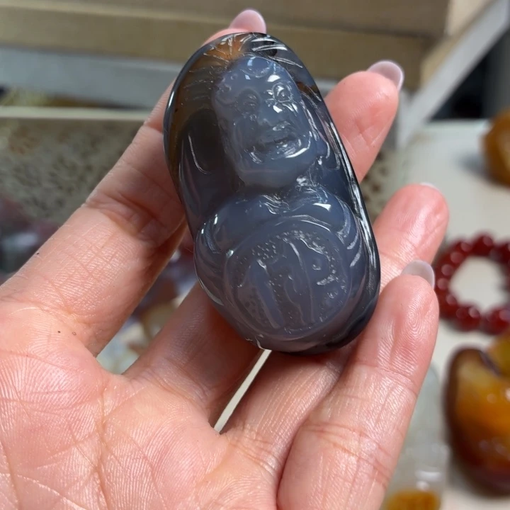 玛瑙/玉髓未镶嵌吊坠(不含链)
