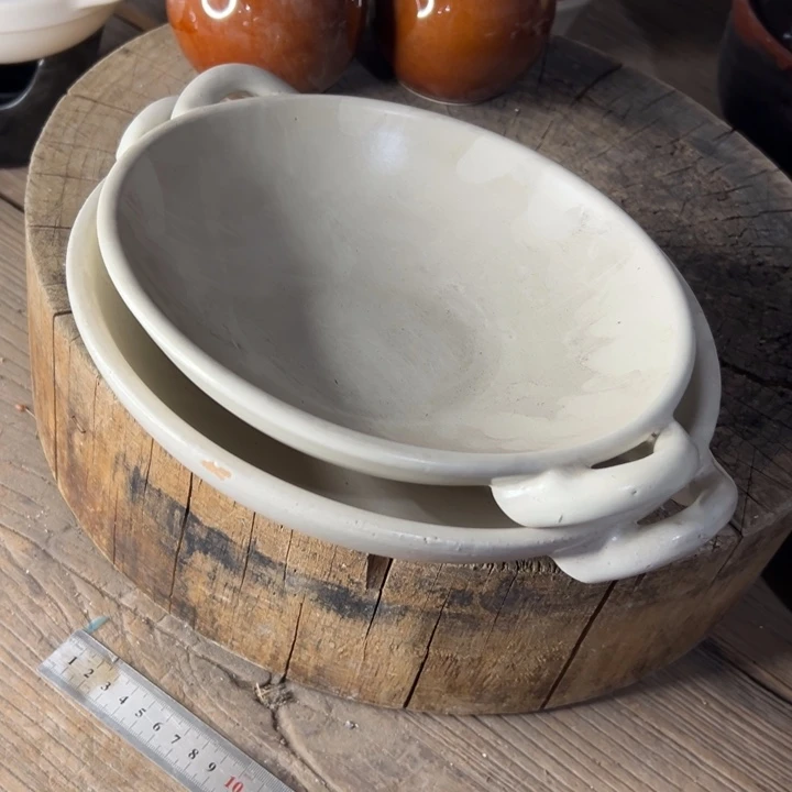 库存尾货干烧钵子一对口径23.25