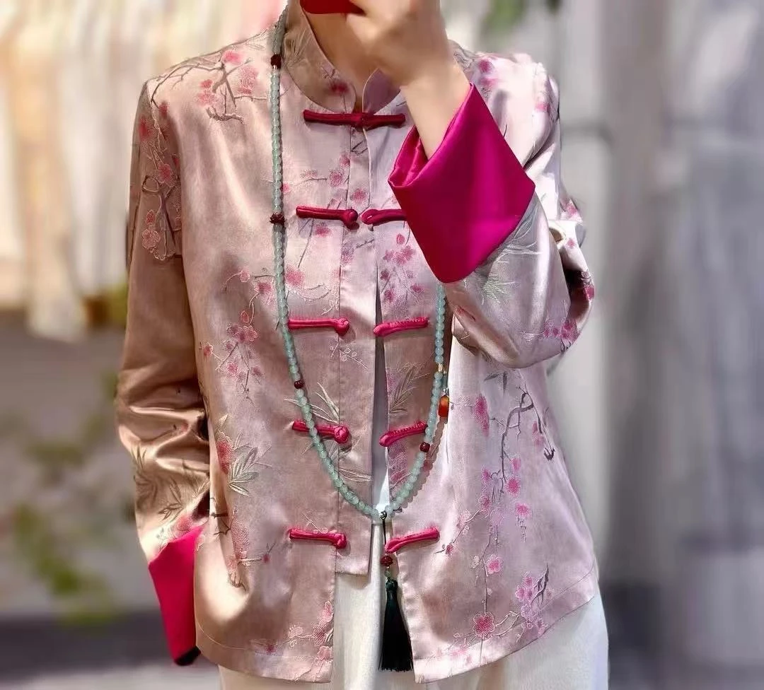 新中式盘扣国风改良唐装外套-微瑕-NO退NO换