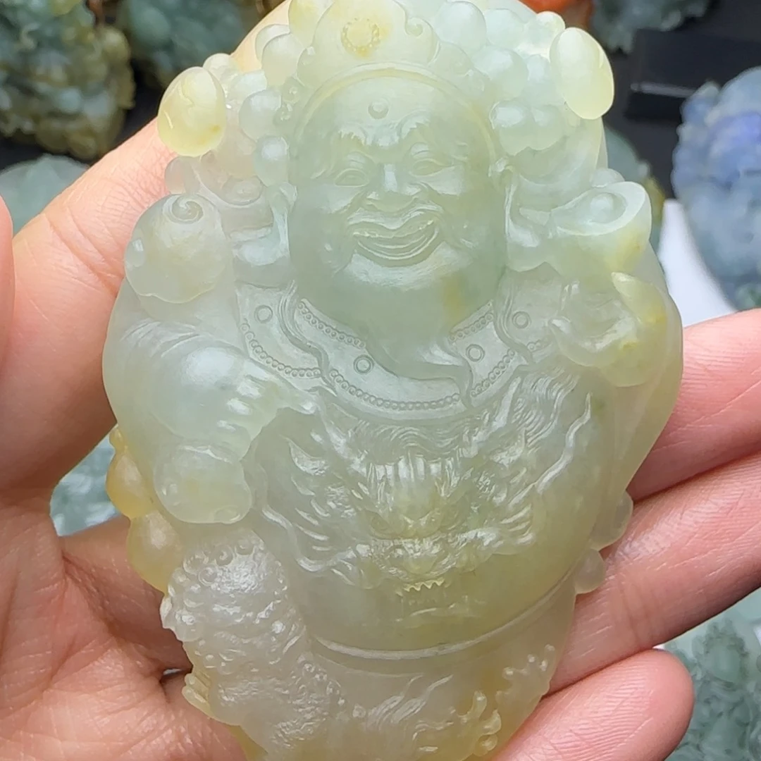 定制翡翠未镶嵌今**比定制款