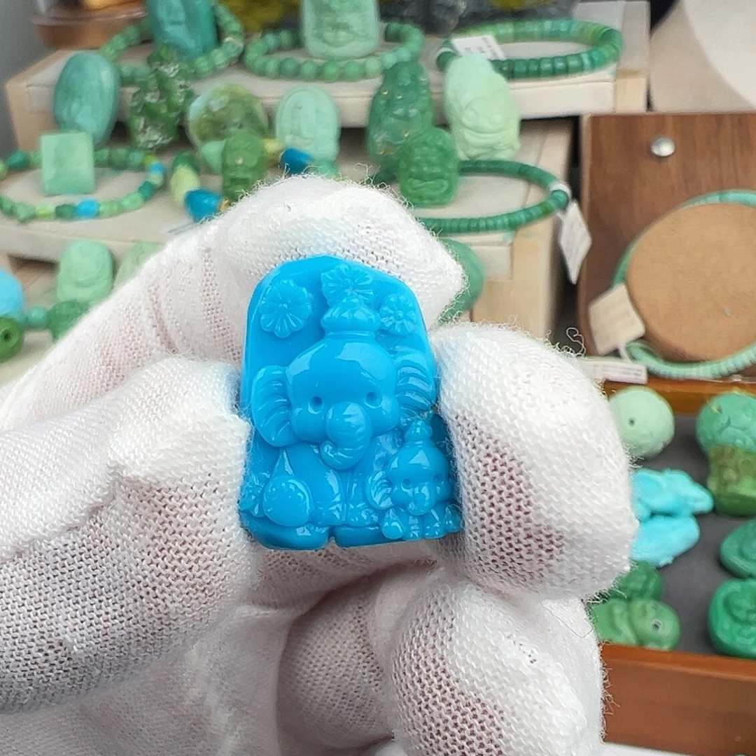 绿松石未镶嵌主播夏