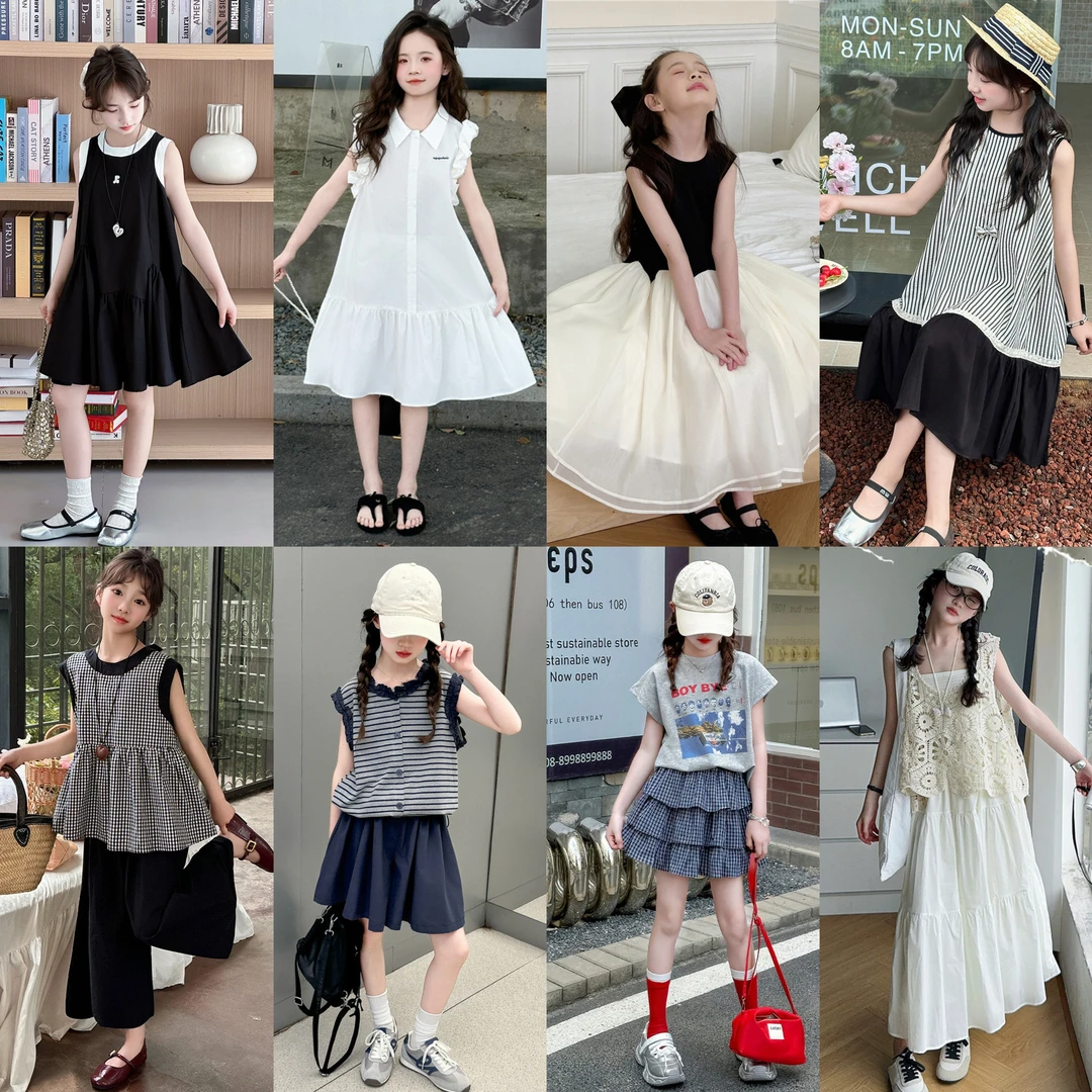 编码【001-055】女童套装连衣裙