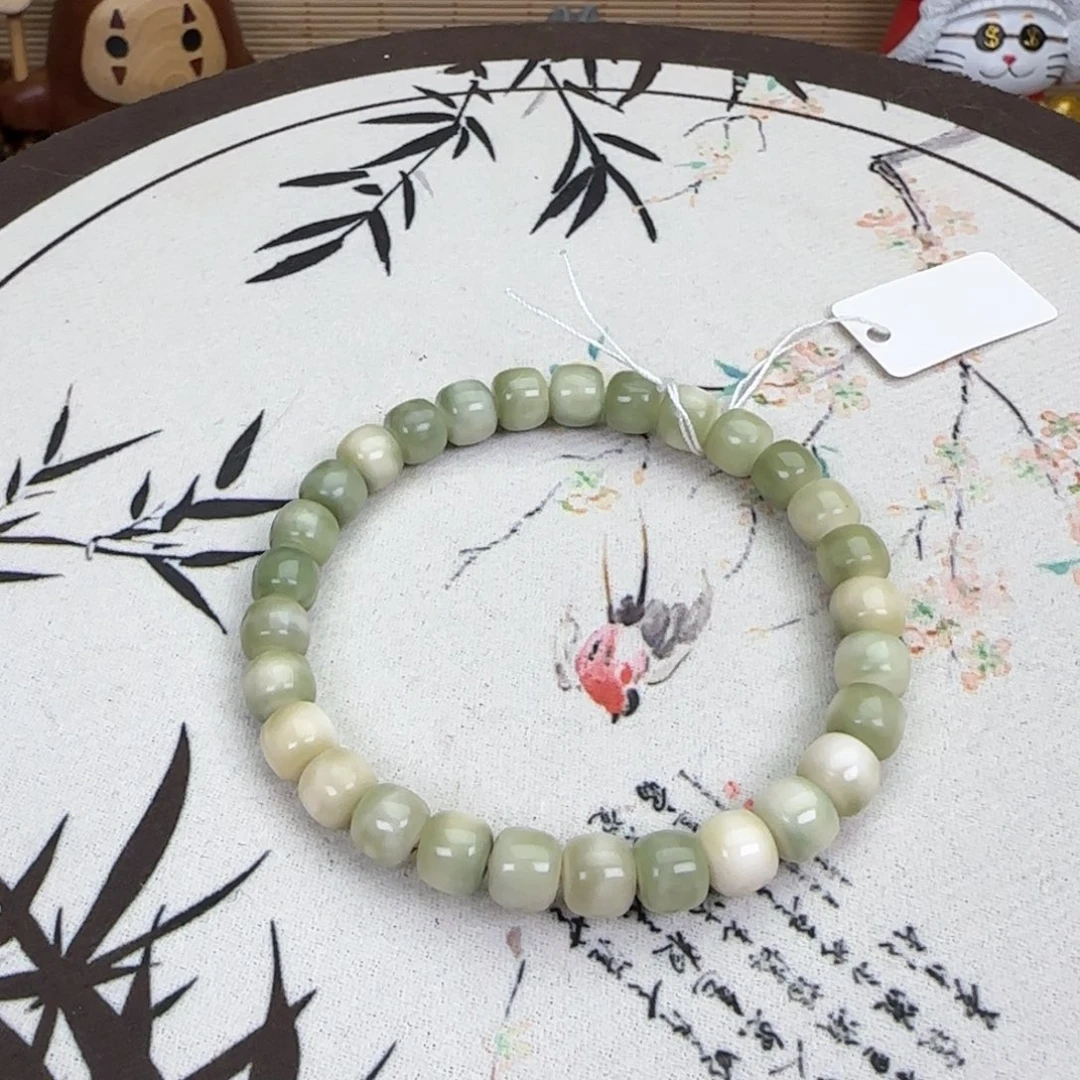 吊坠龙脊菩提老型单圈透绿