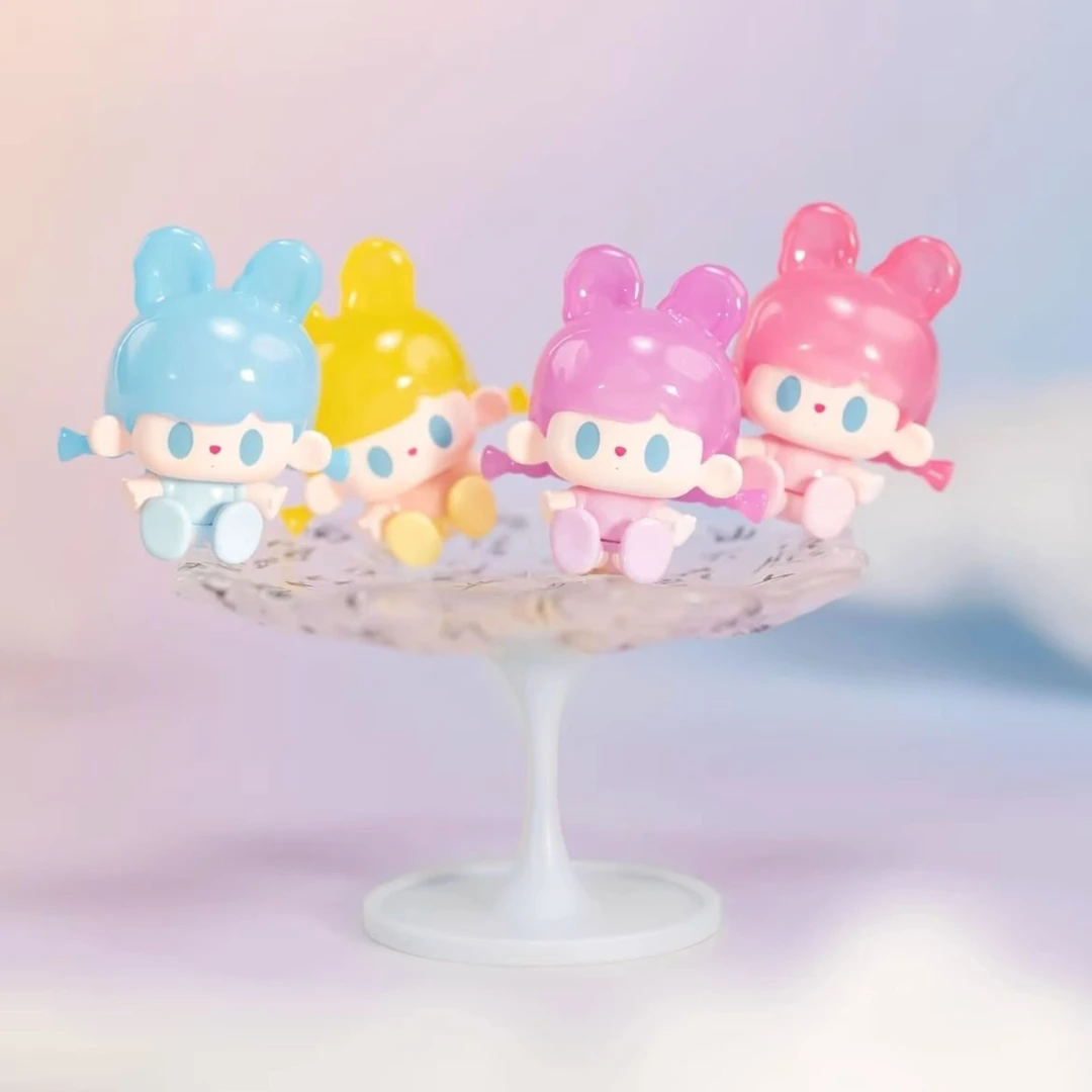 【拆盒】兔兔与熊萌粒盲袋潮玩可爱摆件