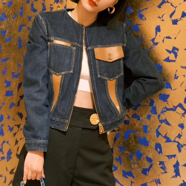 99新 LouisVuitton/路易威登 牛仔外套/36码/Xsp33804