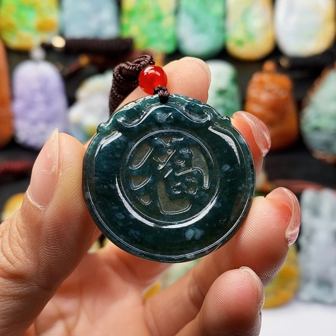 颈饰未镶嵌翡翠翡翠A货一物一证福利价