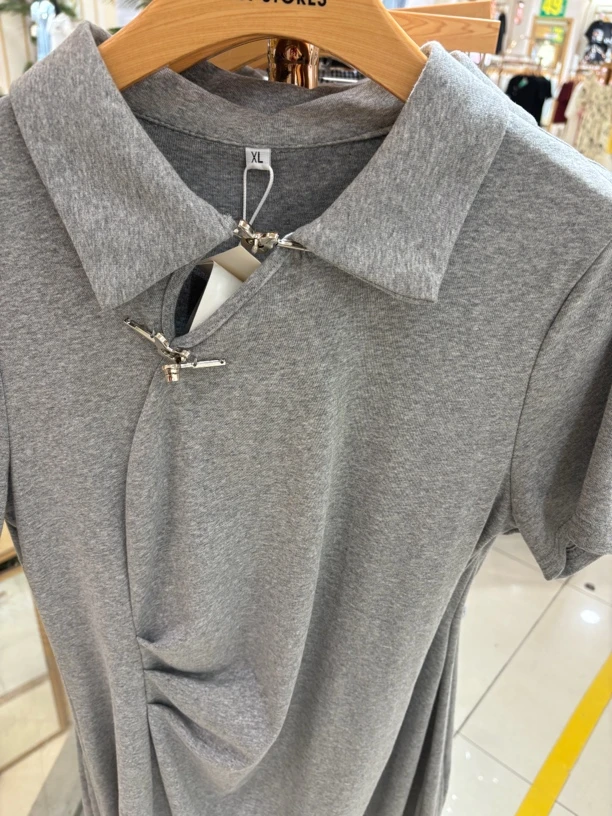 资阳恒宣女土连衣裙显瘦夏季修身不规则