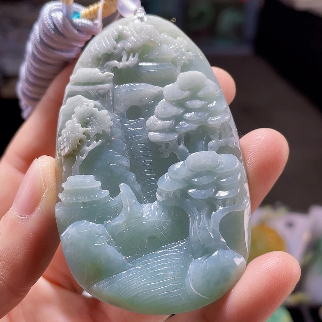 颈饰未镶嵌翡翠一