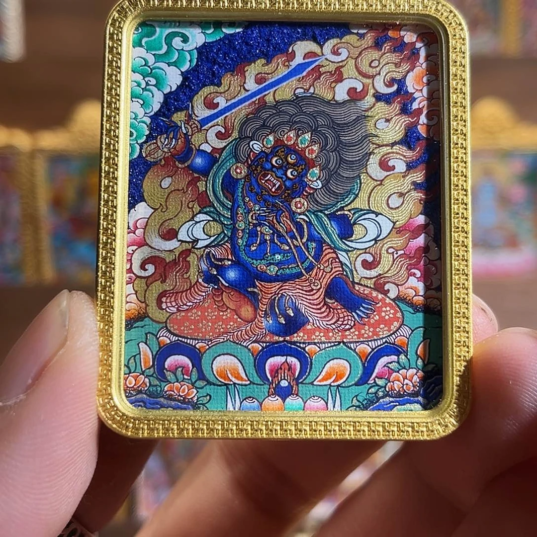 吊坠青海热贡纯手绘不动