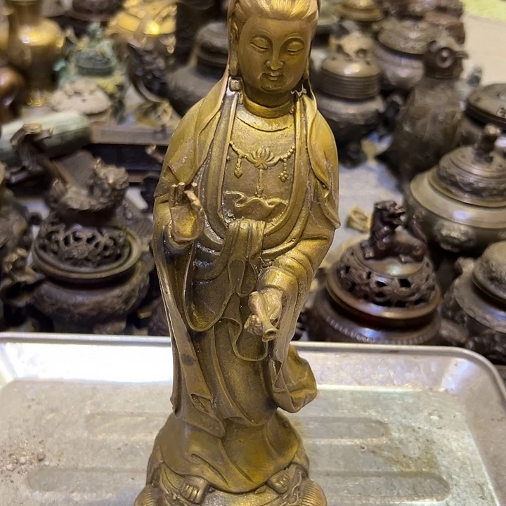 黄铜摆件，文房工艺品摆件