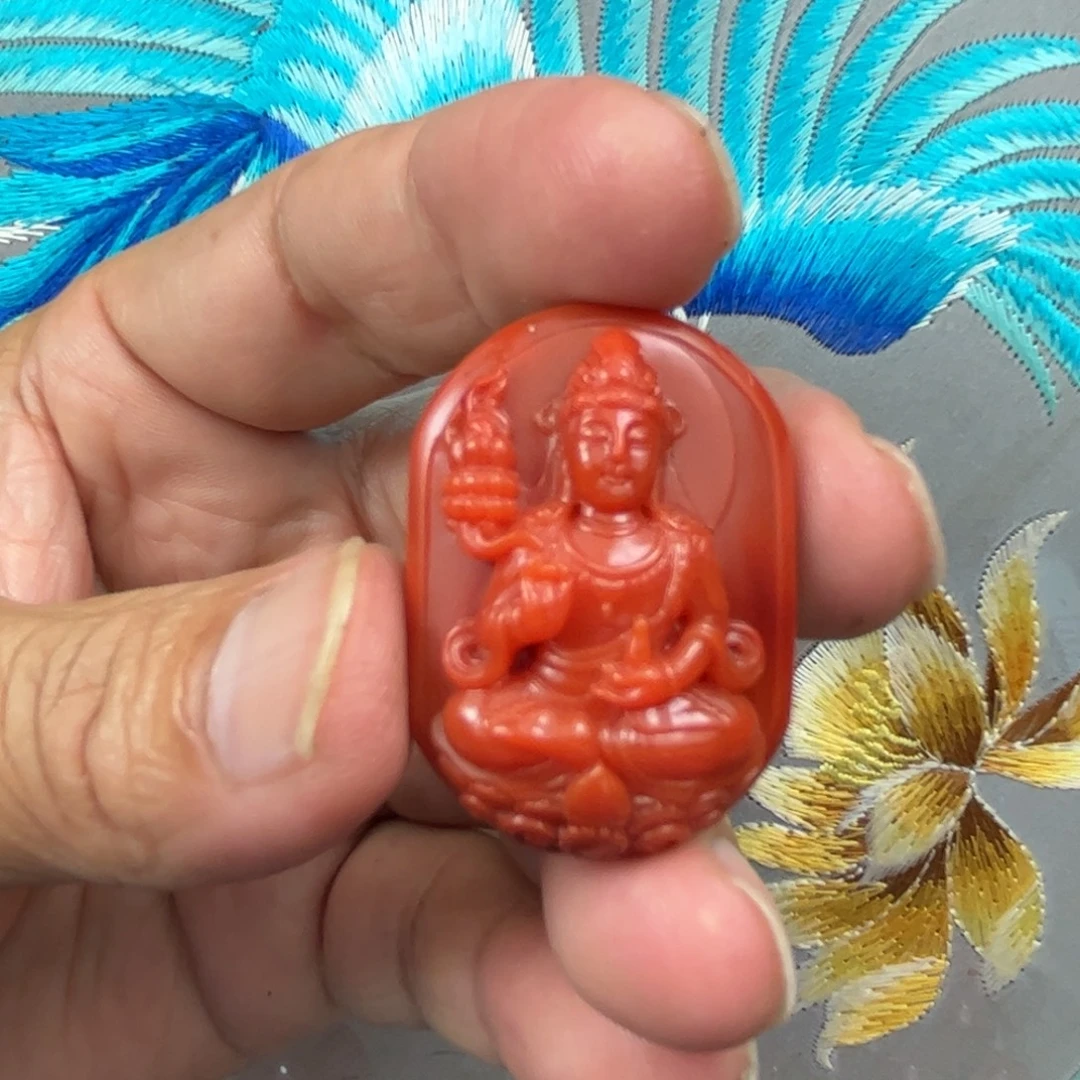 未镶嵌吊坠南红玛瑙